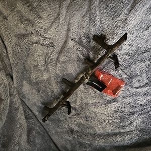 RUSTIC metal tree branch wall coat hangar.NWT